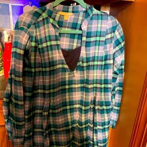 Flannel blouse
